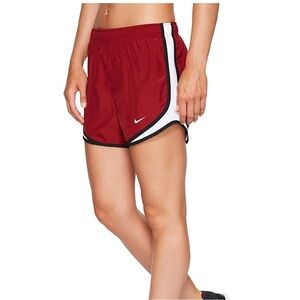 Nike | Women's Sz L | Crimson Dri-Fit Athletic Shorts